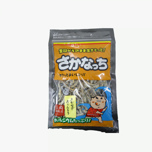 Nagasaki Creation silver-stripe round herring baked snack